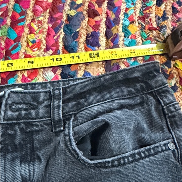 NWOT ZARA distressed straight leg with slit jeans - Picture 4 of 5